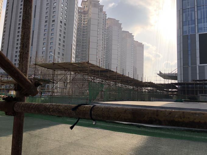 中铁大厦施工现场-4