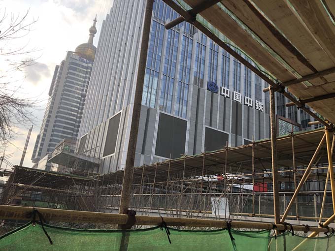 中铁大厦施工现场-2