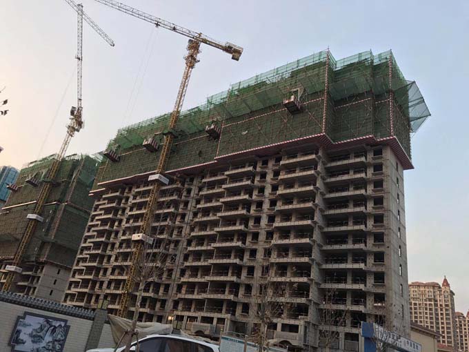 中南世纪城施工现场