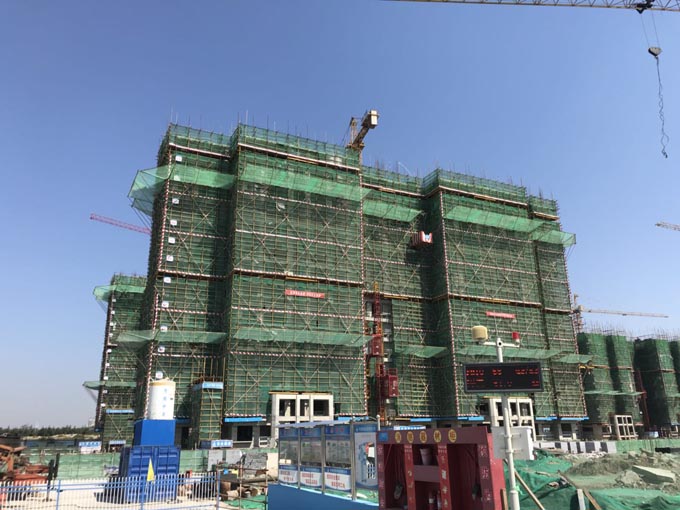 中德生态园施工现场展示