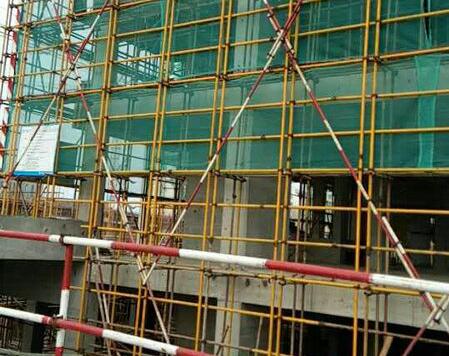 青岛某工地施工现场