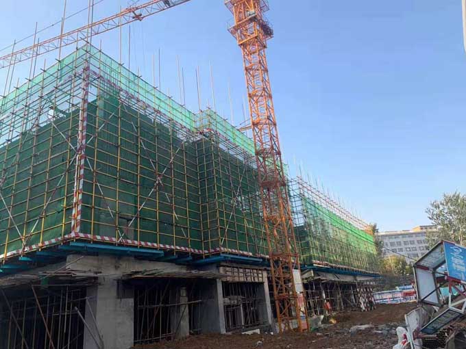 农业大学研究生公寓施工现场