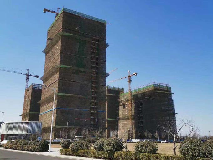 高新区海尔国际广场施工现场